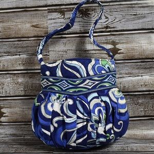 Vera Bradley Hannah Mediterranean Blue Mini Purse